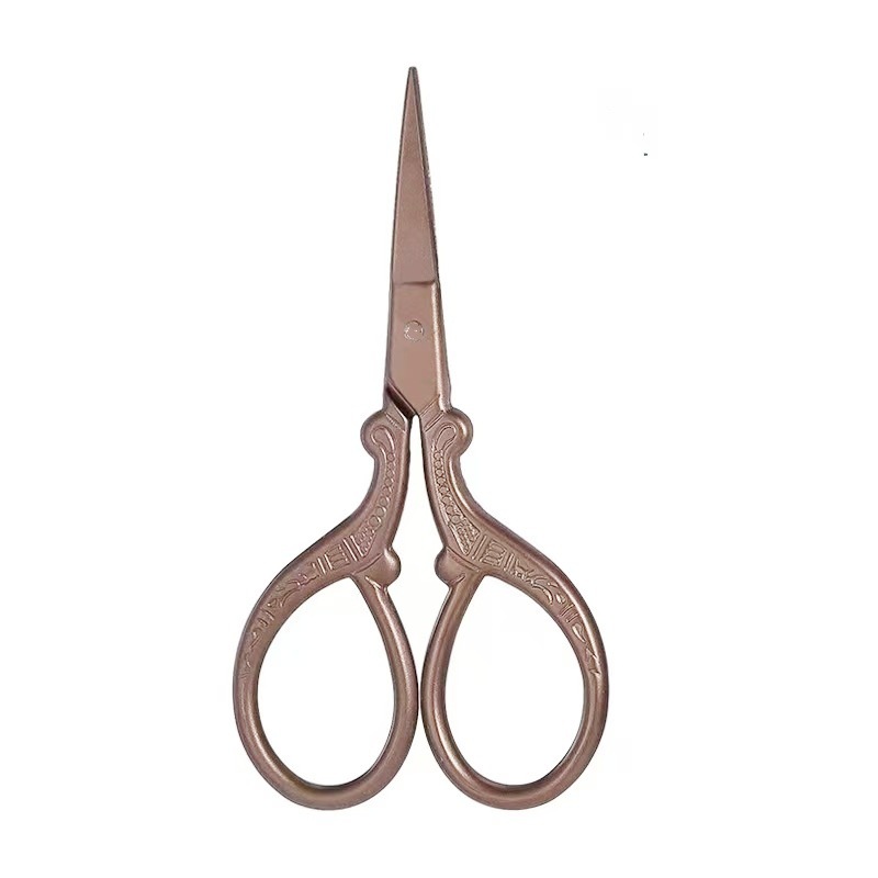 Juego de tijeras de pelo de nariz para hombres, cabeza redonda, afeitado de acero inoxidable, limpieza de fosas nasales, tijeras pequeñas manuales para mujeres