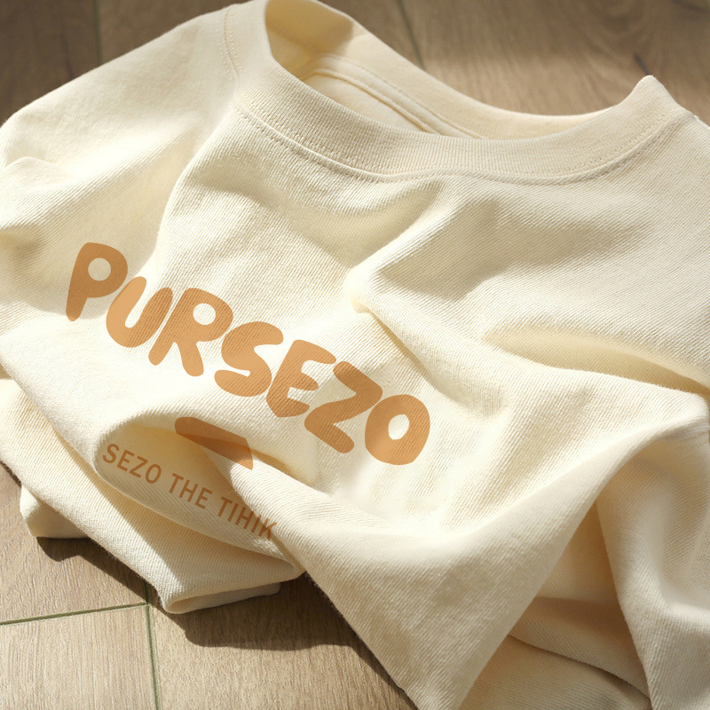 Right Shoulder Short-Sleeved T-Shirt for Women Summer 2025 New Design Niche Pure Cotton Breast Style Tops for Small People