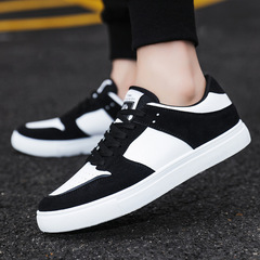 2023 new summer men's Korean style trendy black and white panda color matching low-top versatile casual sneakers sports trendy shoes
