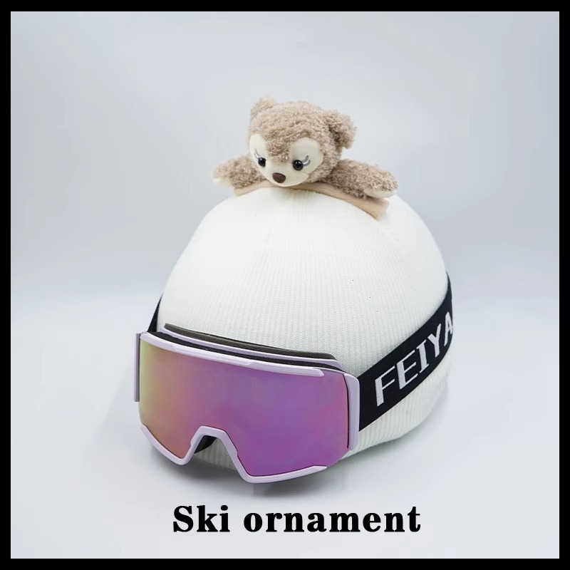 Helmet Cover Plush Cute Personality Snowboard Double Board Hat Cover