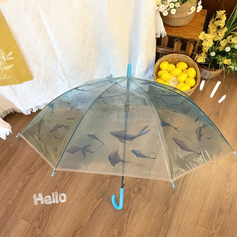 Портативный складной зонт Jellyfish с кобрендингом Fashion Aquarium, прочной ветроустойчивостью, легкий вес, высокая ценность, небольшая ценность, компактный, портативный зонт-диагоналка