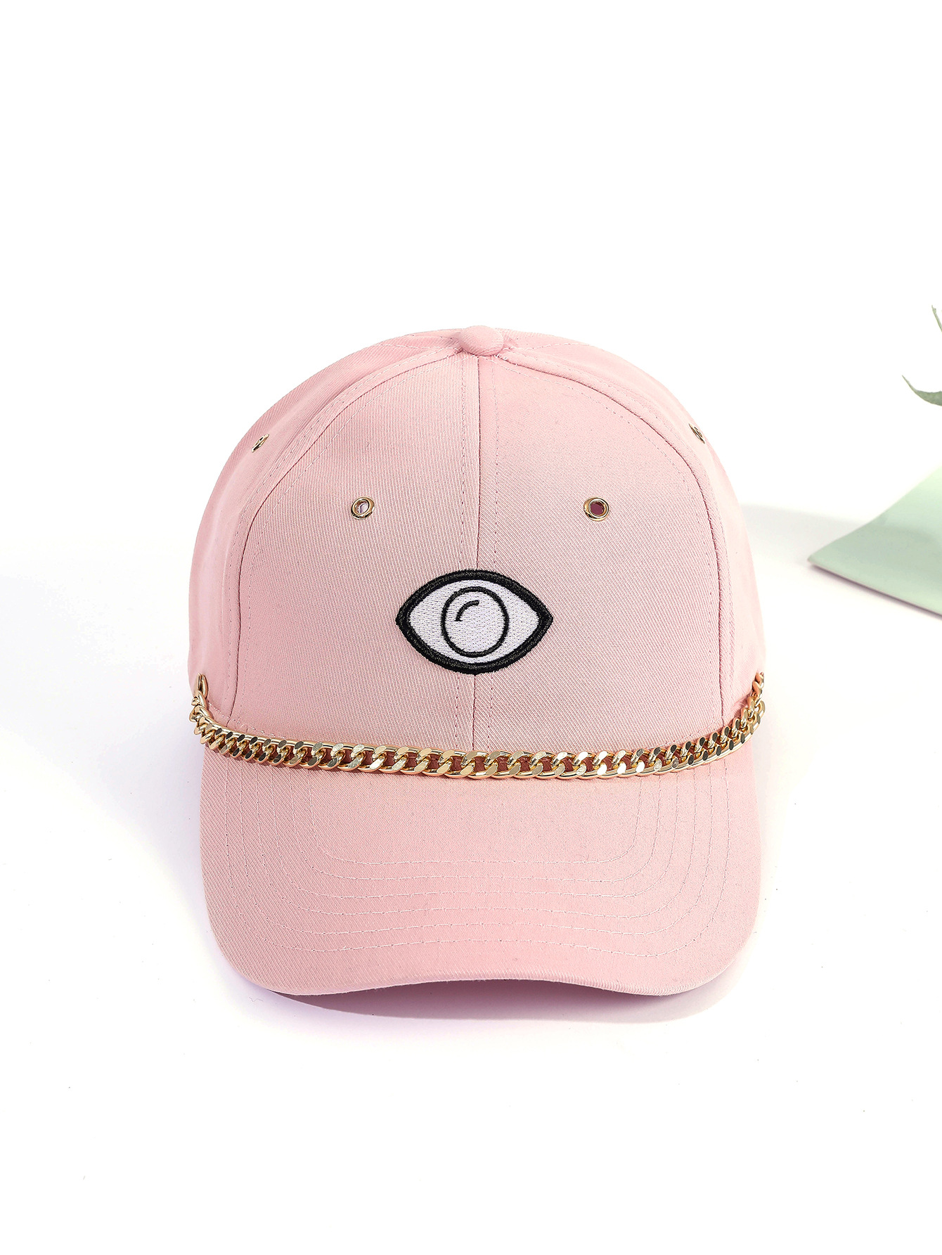 Nueva pareja gorra de béisbol ala cadena sombrero para el sol hombres y mujeres de viaje personalizado casquillo enarbolado