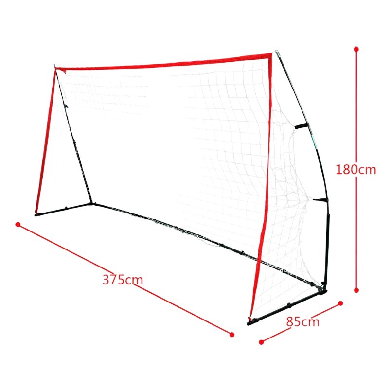 Puerta de fútbol portátil para niños portería de deportes al aire libre entrenamiento infantil plegable amarillo Escuela Primaria estudiante fútbol Net