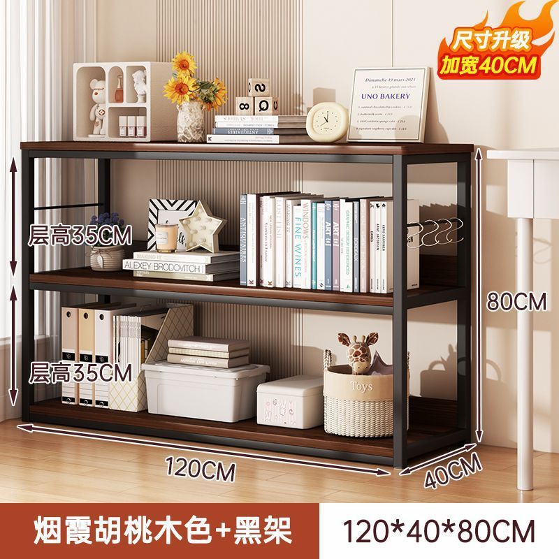 书架落地桌面墙角置物架多层收纳架卧室靠墙飘窗展示柜办公室架子|undefined