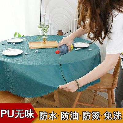 tablecloth hotel round table household Table cloth desktop decorate arrangement Tablecloths