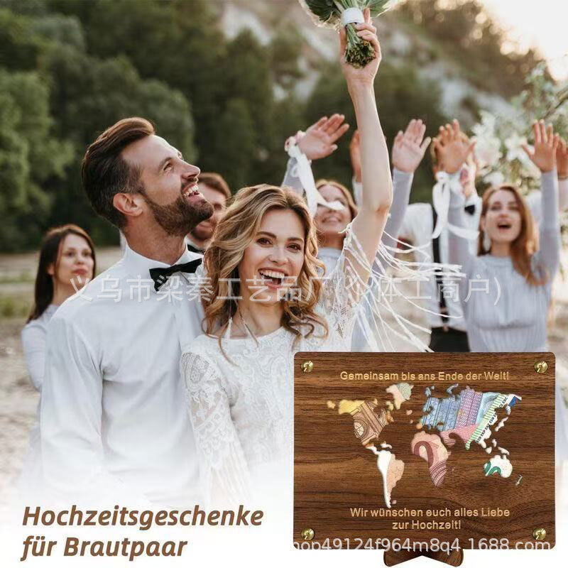 生日金钱礼物贺卡带支架礼物生日婚礼青年奉献旅行男女创意礼物|undefined
