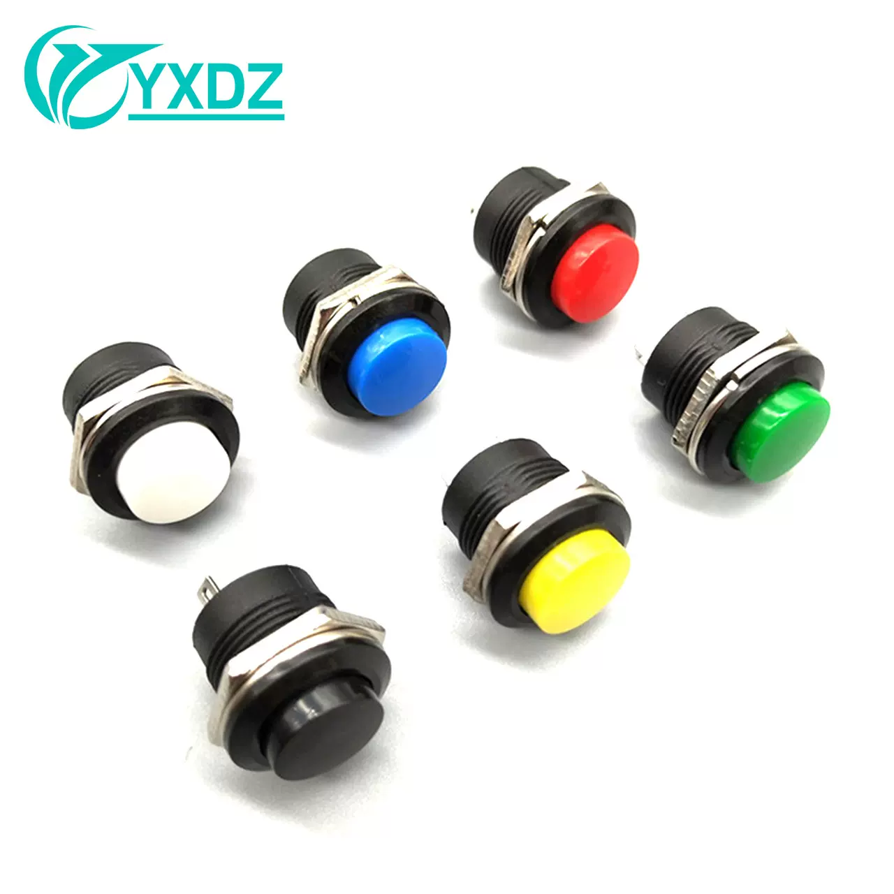 按钮开关R13-507自复位无锁开关 无锁按键开关开孔16mm 启动开关