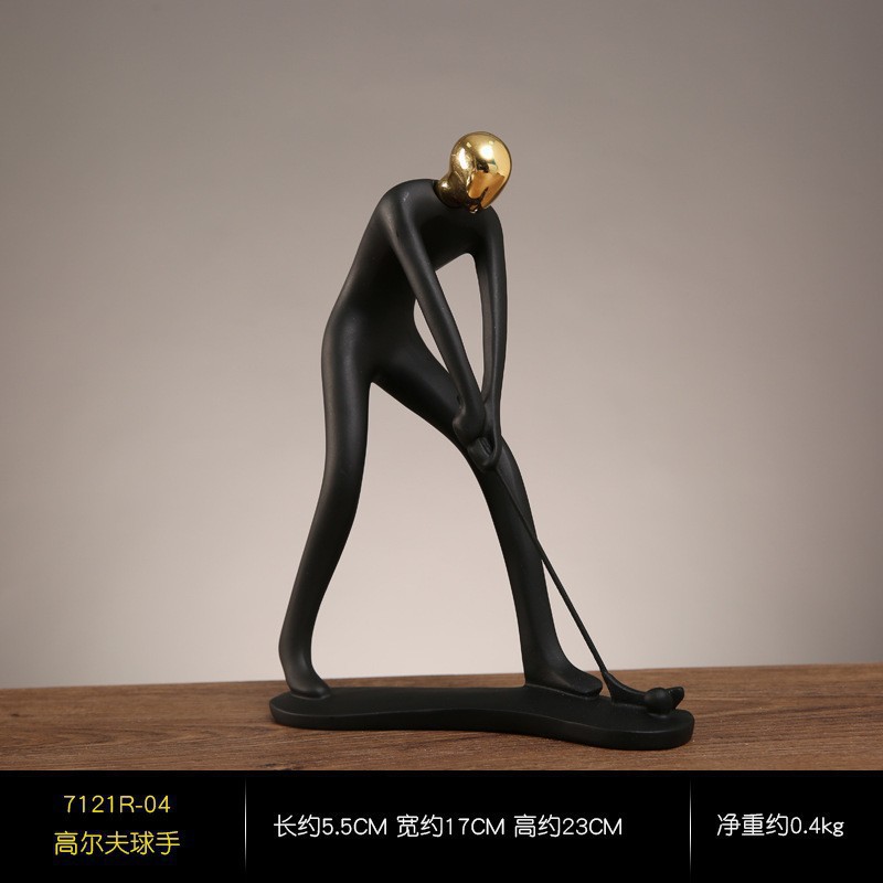Golf player-Golden Head