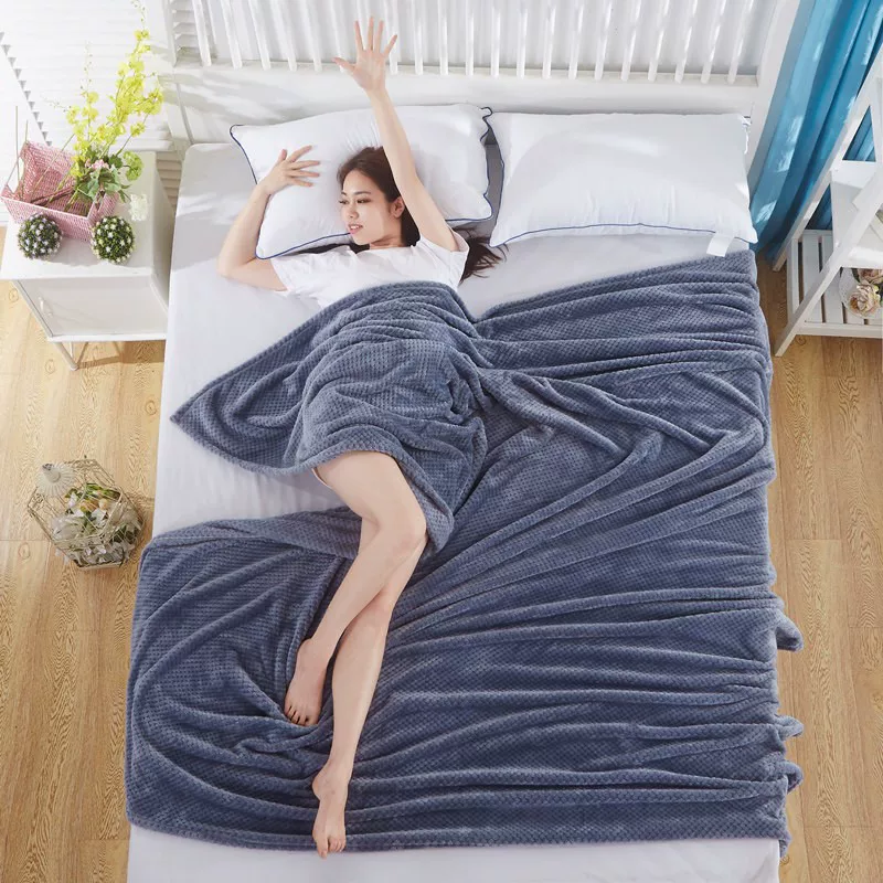 Летнее коралловое фланелевое одеяло, диван для сна, оптом