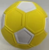 Reprint curve magic football yellow and white