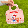 Cute sealed bag, compact container, small pack, South Korea, with little bears