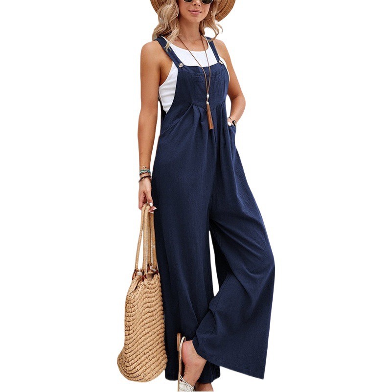 Spot 2023 Amazon venta caliente eBay estación independiente wish ropa de mujer europea y americana estilo caliente color sólido casual correa larga