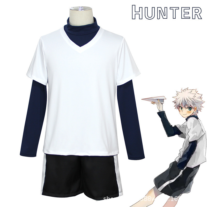 Full-Time Hunter Cosplay Killua Zoldyck Anime Killua Zoldyck Cosplay Costume Full-Time Hunter Cosplay Killua Zoldyck Anime Killua Zoldyck Cosplay Costume