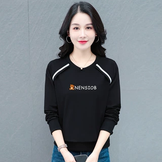 圆领卫衣女2025年秋季新款爆款时尚洋气胖mm短款早秋薄款上衣女款