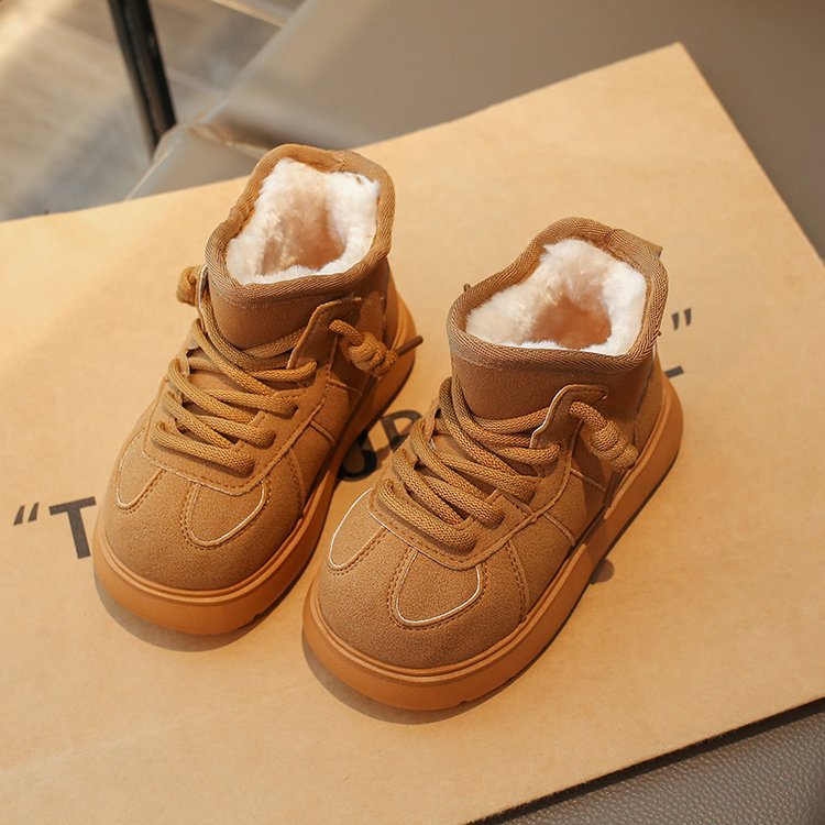 Mädchen-Schneestiefel 2025, dicke Fleece-Baumwollstiefel für den Winter, vielseitig, rutschfest, warme, weiche Sohle, kältebeständig_voghion.com