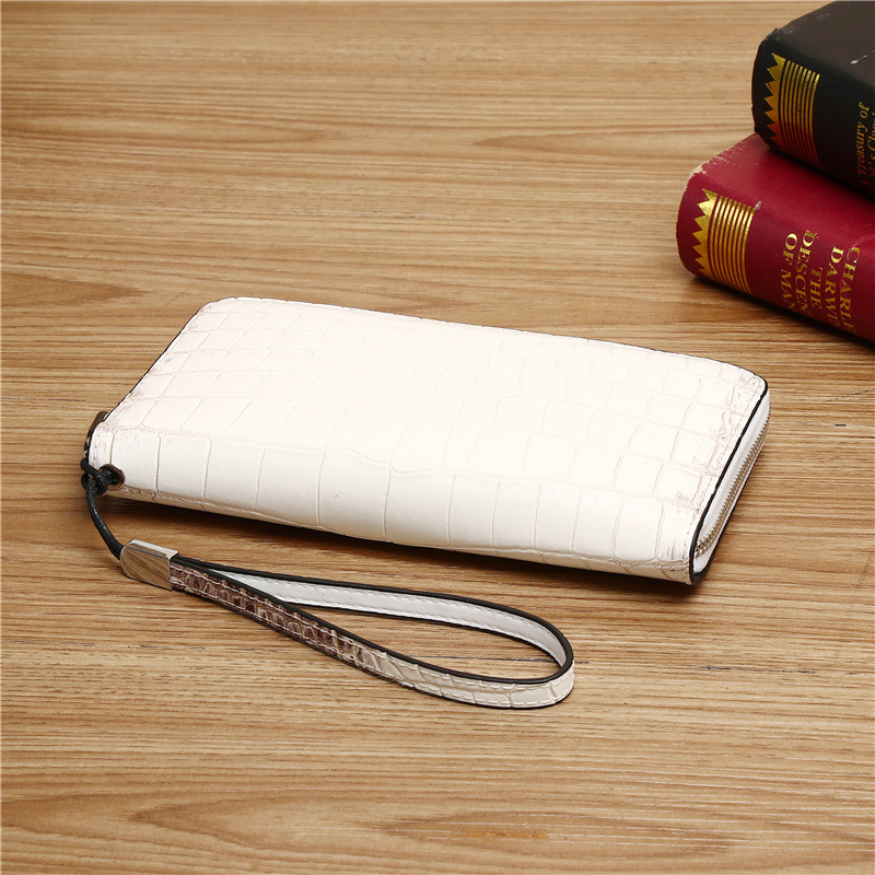 Premium Herren Clutch Aus Echtem Krokodil-leder Mit Handschlaufe_voghion.com