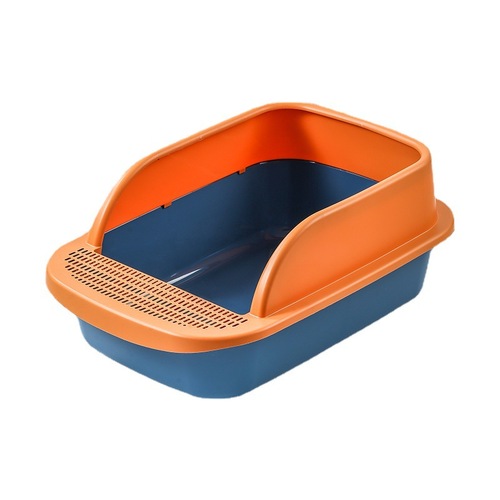 Manufacturer's New Extra Large Semi-Enclosed Cat Litter Box Anti-Splash Cat Toilet Pet Supplies Wholesale Dog Toilet