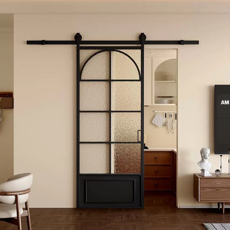 Retro Solid Wood Lacquered Doors, Bedroom Sliding Doors, Kitchen Balcony Glass Wooden Doors, French Sliding Doors Retro Solid Wood Lacquered Doors, Bedroom Sliding Doors, Kitchen Balcony Glass Wooden Doors, French Sliding Doors