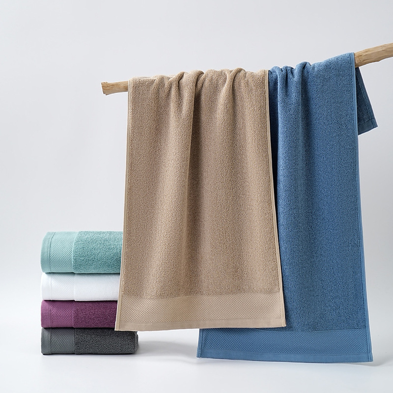 Pure Cotton 40*80 Face Wash and Bath Non-Shedding Soft Couple Face Towel Thickeneded Soft Absorbent Large Towel Customized