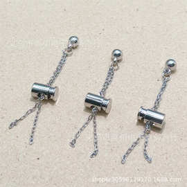 不锈钢松紧弹簧调节扣DIY表带配件调节器手工串链条定位扣调节链
