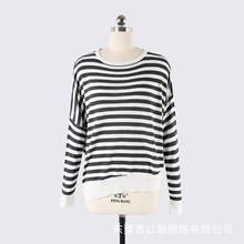 加工订做非常规间色条纹独立设计师原创私服毛衣日式毛衫针织衫