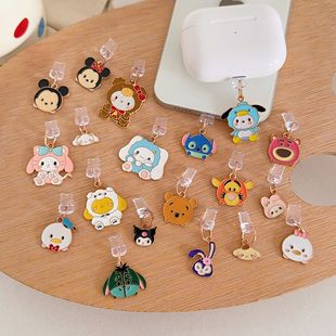 Cute Cartoon Doll Mobile Phone Charging Port Dust Plug Pendant Pendant Suitable for Apple Huawei Android Interface