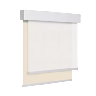 Cross-Border Trade Sunshade Day and Night Curtains, Light-Transmitting and View-Permitting, Sun-Blocking Double-Layer Office Building Blackout Roller Blinds, Office Roller Blinds