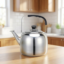 批发不锈钢水壶鸣音壶餐厅泡茶壶电磁炉煤气灶家用大容量烧水壶
