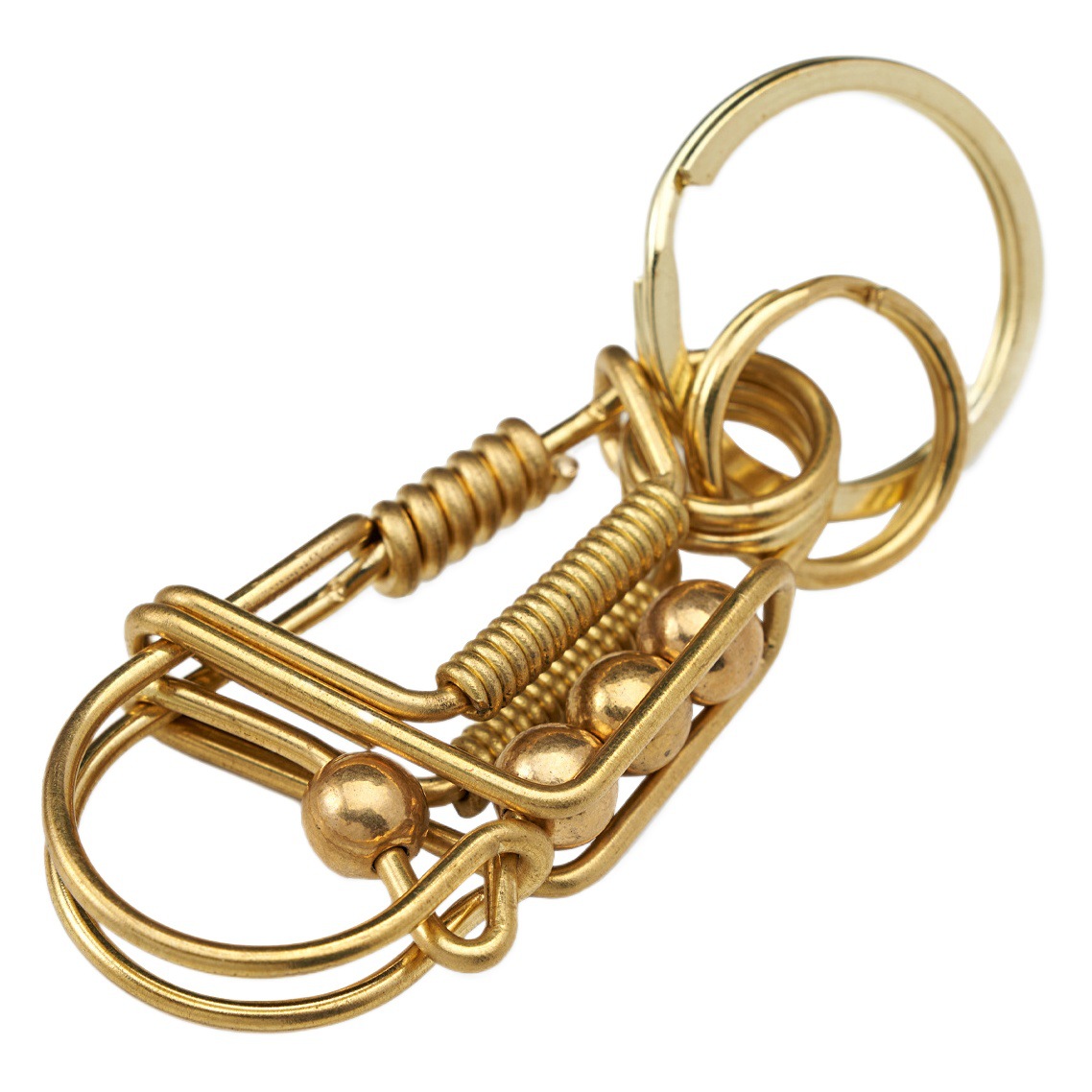 Latón creativo hecho a mano pájaro llavero hombres colgante pareja cadena bloqueo colgante coche llavero DIY gancho