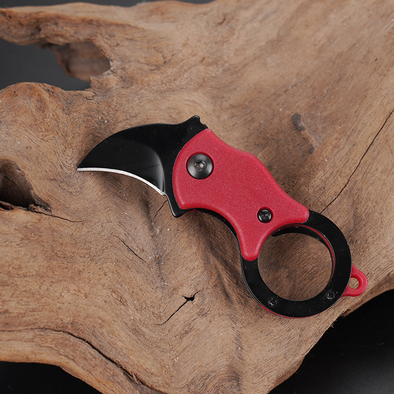 迷你折叠刀钥匙挂扣小刀开箱刀家用开信折刀水果户外便携露营小刀