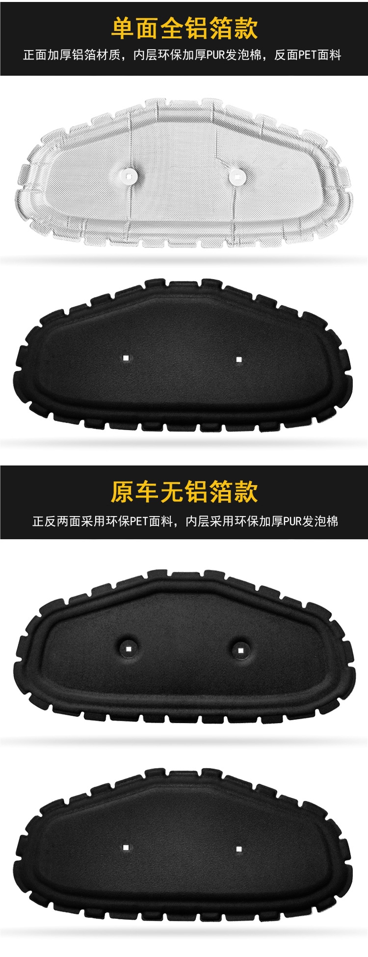 Suitable for Volkswagen Tharu-New Rui Xr Engine Soundproofing Cotton, Engine Hood Insulation Cotton, Front Hood Lining Soundproofing Cotton