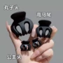 固定大号黑色南瓜鲨鱼夹