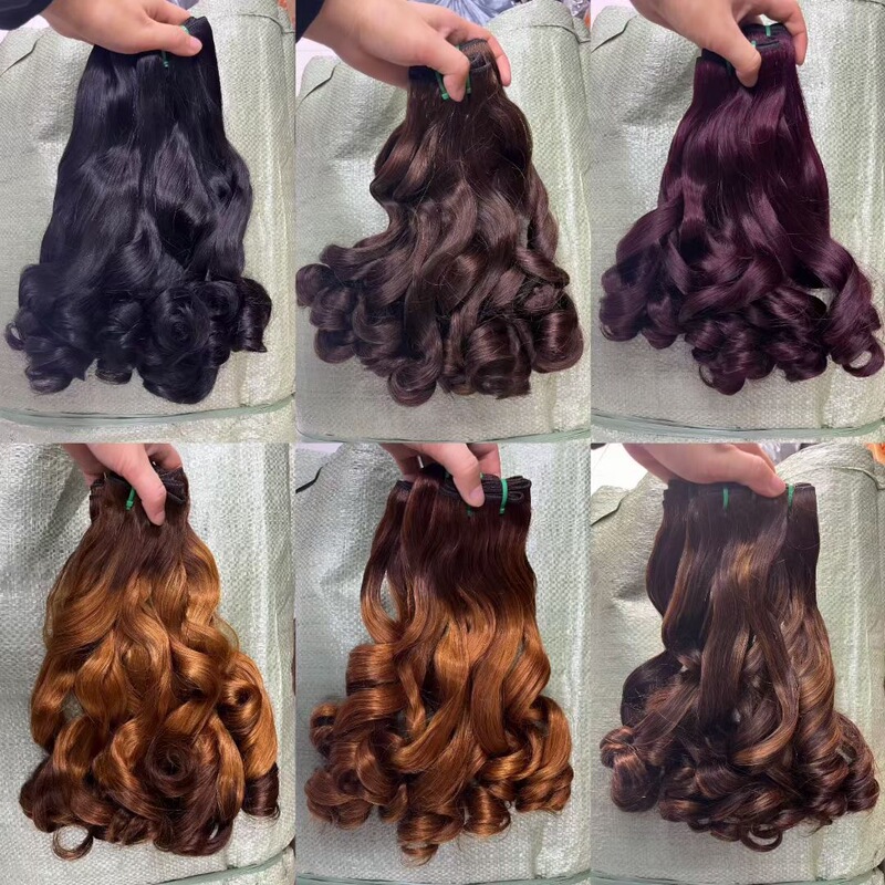 Super double draw bundle on stock 100% Real Hair