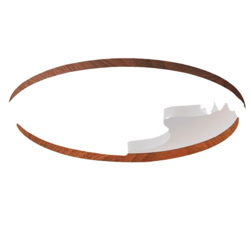 [Selección estricta] lámpara de techo de espectro completo protección ocular moderna simple color nuez creativo iceberg lámparas de habitación principal