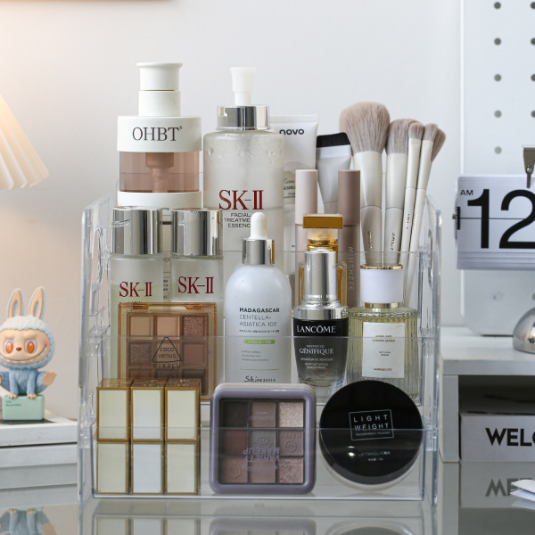 Cosmetic table storage box