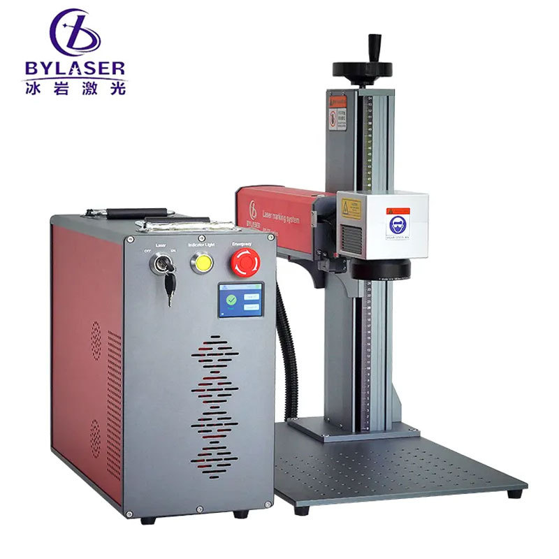 Máquina de marcado láser fabricante de máquina de grabado fibra transfronteriza marcado láser placa de identificación de metal grabado 100w200w marcado