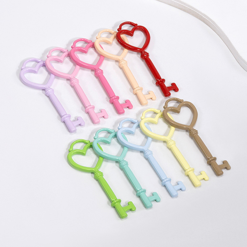 キーホルダーDIYハート型キーペンダント合金製ジュエリーネックレスイヤリングペンダント小物アクセサリー卸売|undefined