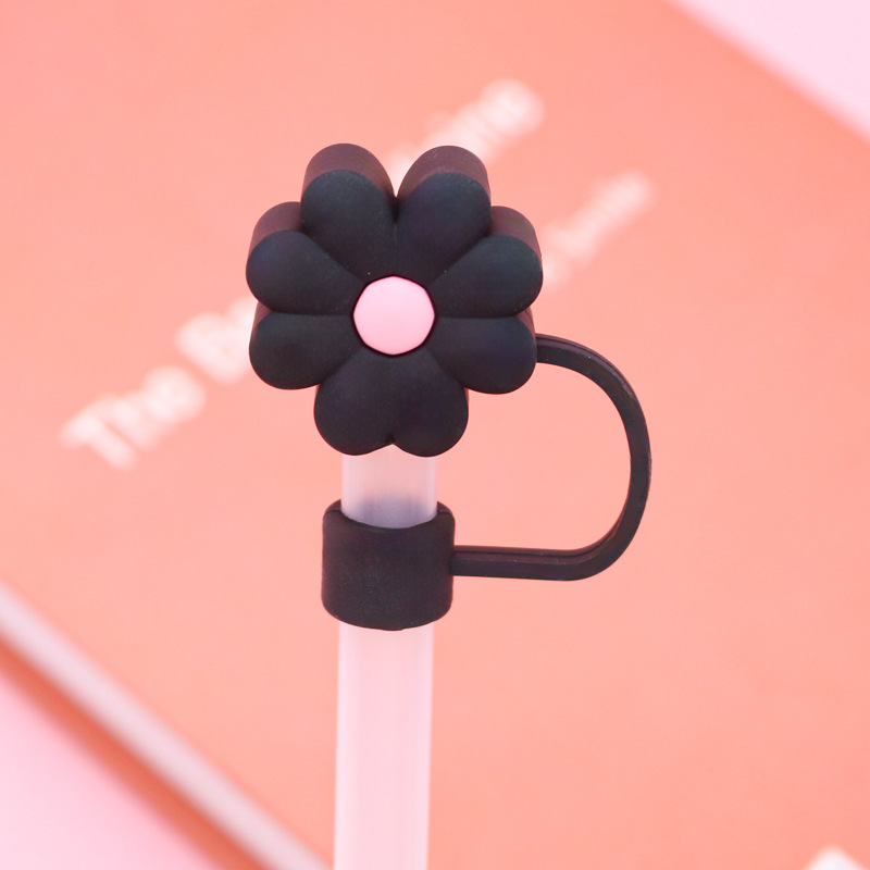 Gran crisantemo rosa negro 10mm