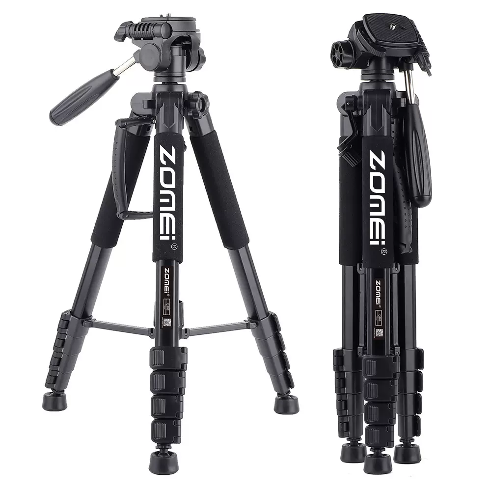 ZoMei卓美三脚架Q188单反支架相机三脚架摄影直播三角架支架云台