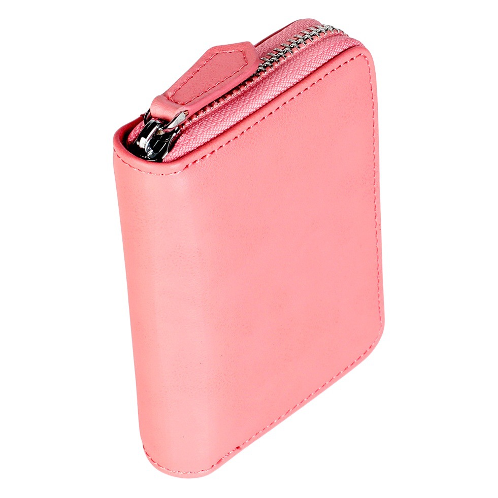 Venta directa de fábrica monedero japonés estilo dulce RFID almacenamiento de monedas cartera suelta hombres y mujeres cremallera titular de la tarjeta pequeña