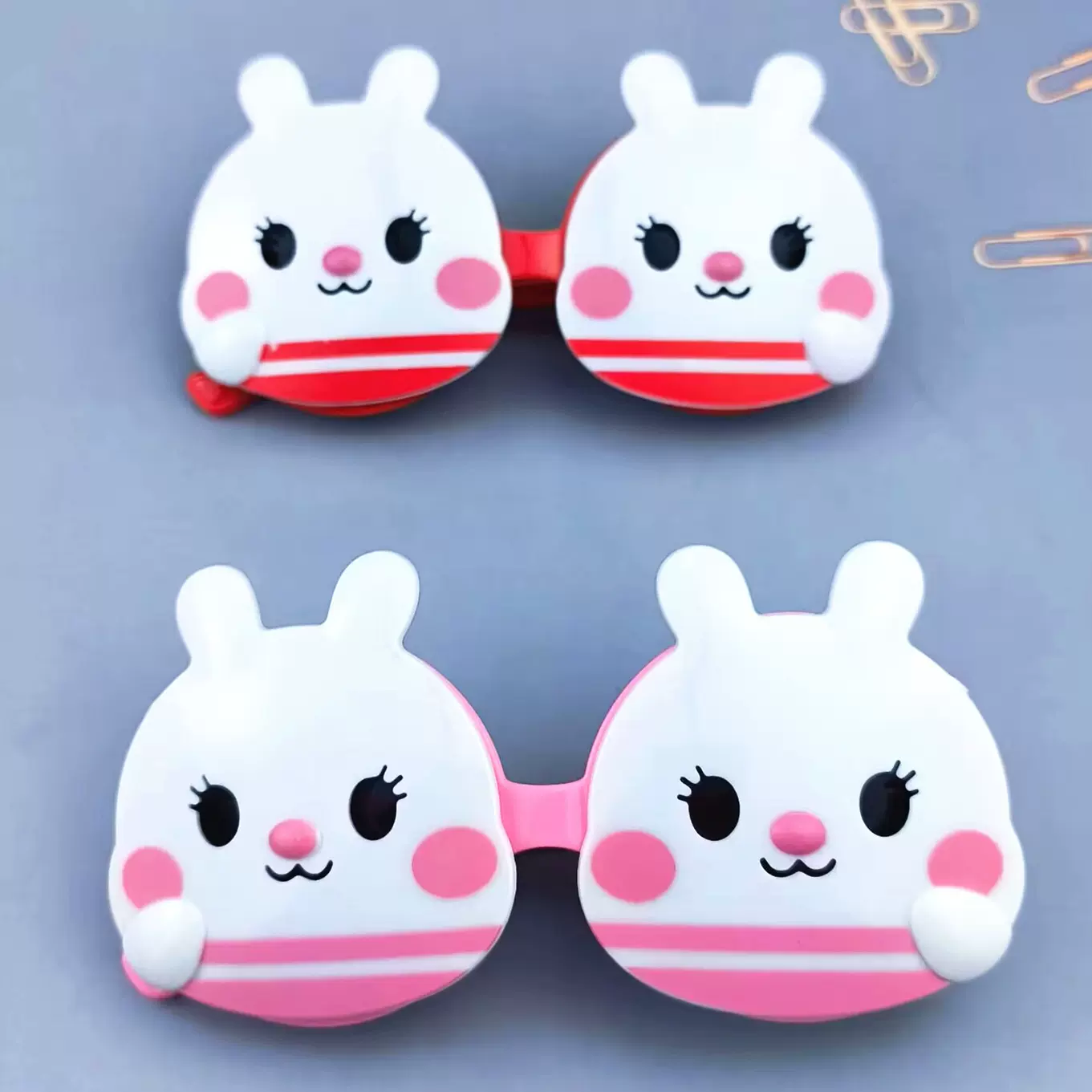 儿童眼镜翻盖兔子可爱宝宝墨镜男童太阳镜卡通女童时尚炫酷萌娃