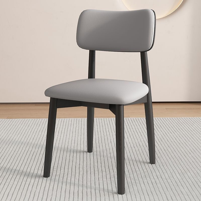 Nordic dining chair, modern, simple and stylish, suitable for home, restaurant, hotel, with a backrest, light luxury, natural wood color dining chair