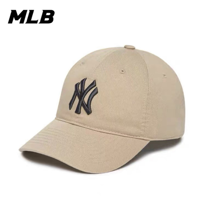 韩国MLB帽子情侣同款软顶小标NY鸭舌帽LA休闲明星男女同款棒球帽|undefined