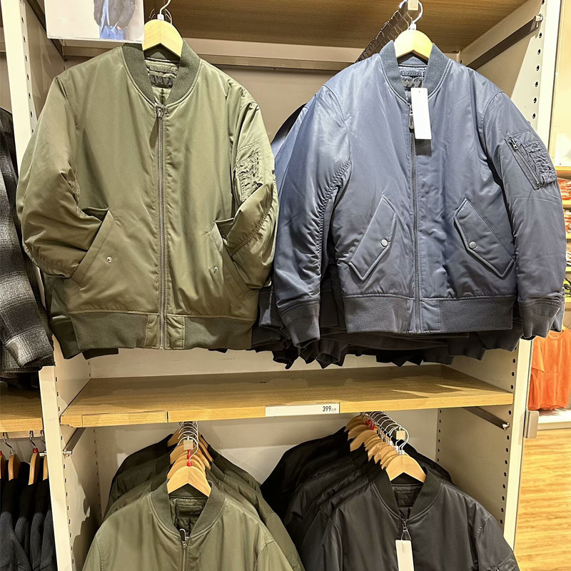 Japanese style~2025 Fall/Winter men's and women's bomber jacket, windproof and waterproof cotton workwear jacket 470060