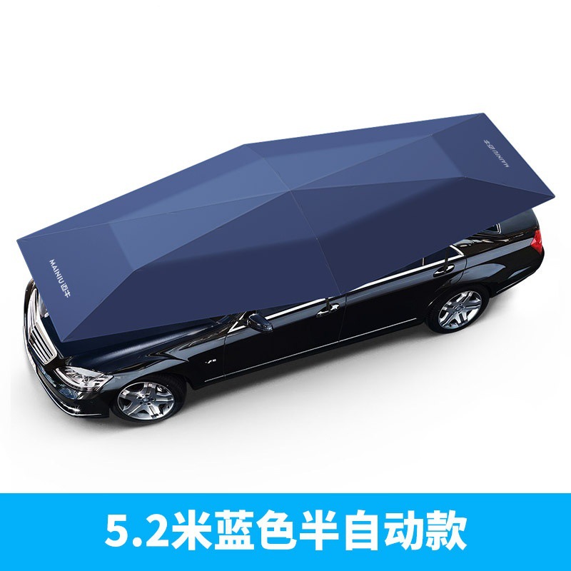 Fábrica directa sombrillas de automóviles techo automático control remoto plegable automóvil SUV para sombrillas móviles aislamiento térmico