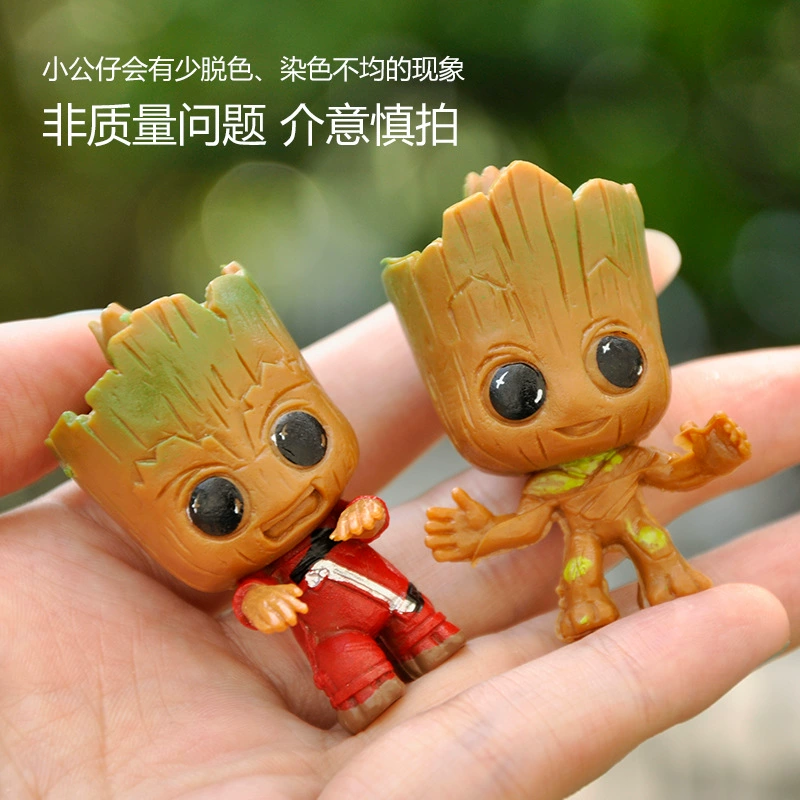 Фигура (Страж Галактики) Дерево малыша — коллекционная blind box, декоративная мини-деталь на рабочем столе 4–6 см