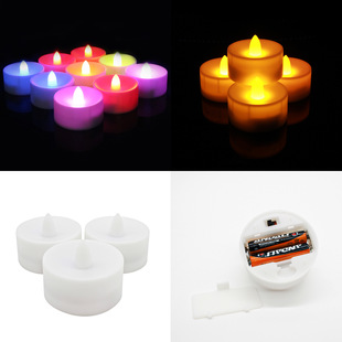 Aaa Battery Candle Christmas Party Birthday Wedding Led Tea Candle Artificial Flameless Aa Battery Digital Candle