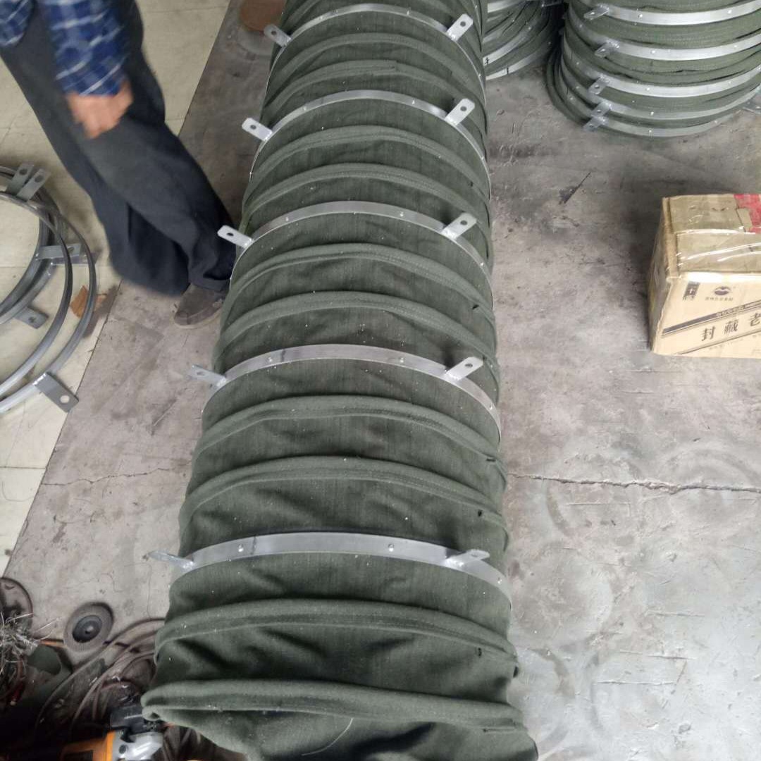 多种材质耐 磨防尘帆布输送软连接 订货电话   13483839157