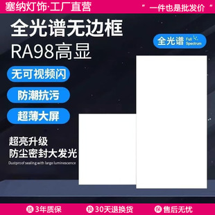 Kitchen Light Ceiling Integrated Ceiling Led Light Borderless Kitchen and Bathroom Flat Light Bathroom Toilet Integrated Ceiling Light