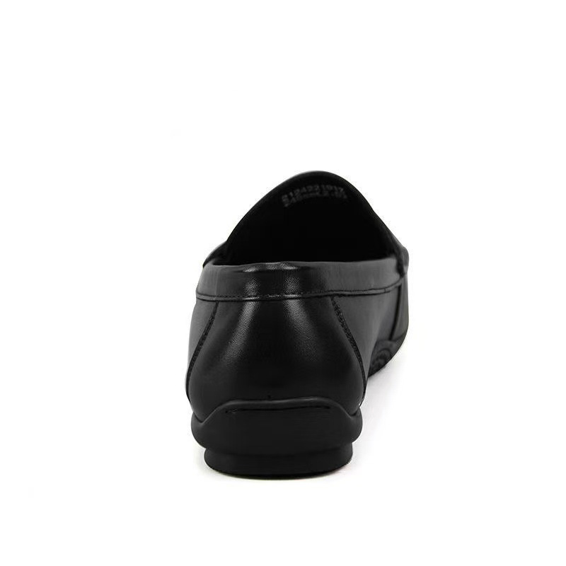 Zapatos de cuero de negocios para hombre, cómodos pies suaves, anchos, zapatos Lefu Doudou, zapatos casuales de primavera para hombre de alta calidad